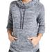 Athleta Tops | Athleta Women's Techie Sweat Hoodie Heathered Gray Workout Drawstring Sz Xxs | Color: Gray | Size: Xxs