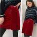 Anthropologie Skirts | Anthropologie Montie Velvet Mini Skirt | Color: Purple/Red | Size: 12