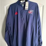 Adidas Jackets & Coats | Columbus Blue Jacket Adidas Jacket | Color: Blue | Size: L