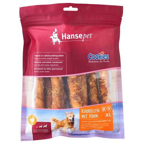 2x450g Hansepet Kaurollen mit Hühnchenfilet XL Hundesnacks