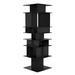 Noir Trading Inc. Pisa 77" H x 25" W Steel Standard Bookcase in Black | 77 H x 25 W x 25 D in | Wayfair GBCS245MTB