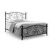 Astoria Grand Lauralee Scroll Metal Bed Metal in Black | 50 H x 75.7 W x 83.5 D in | Wayfair 94D49BC61EDB47819B99C6C83DC4715B