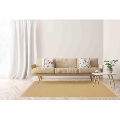 Sisalteppich CARPETFINE "Sisal , auch als Läufer erhältlich", beige, B:80cm H:5mm L:150cm, Sisal, Teppiche, mit farbiger Bordüre, Anti Rutsch Rückseite, viele Größen, Wohnzimmer Image