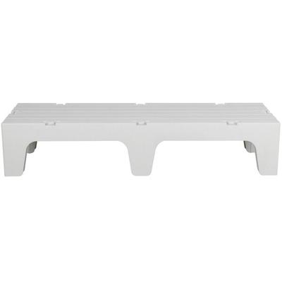 Cambro DRS60480 S-Series 60" x 21" x 12" Solid Top Bow Tie Dunnage Rack - 3000 lb. Capacity