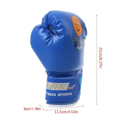 Gants de boxe pour enfants de 3 à 10 ans pour entraînement sac de boxe Kickboxing Muay 55KD