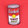 Canettes de soupe de Campbell pop art broche de soupe à la tomate peinture de bijoux d'andy