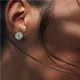 ZHOUYANG – boucles d'oreilles pour femmes bijoux colorés en option couleur noir/jaune or/argent