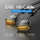 Vention-Câble vidéo DVI mâle vers mâle câble vidéo DVI vers DVI 24 + 1 1080P 2K lien touriste