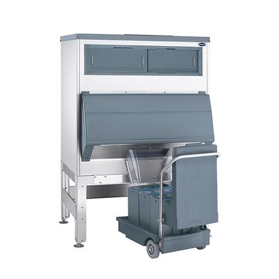 Follett DEV1325SG-60-75 Ice-DevIce Center Mounted Ice Bagging & Dispensing System w/ 1325 lb Bin, Stainless Steel