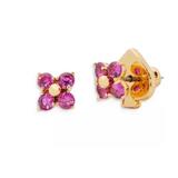 Kate Spade Jewelry | Kate Spade Myosotis Cross Flower Stud Earrings (Pink) | Color: Gold/Pink | Size: Os