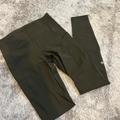 Lululemon Athletica Pants & Jumpsuits | Dark Army Green Lululemon Leggings | Color: Green | Size: 4