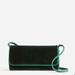 J. Crew Bags | J. Crew Nwt Florence Convertible Clutch In Velvet - Dark Spruce | Color: Green | Size: Os