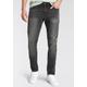 Slim-fit-Jeans AJC Gr. 30, Länge 30, grau (dunkel grau) Herren Jeans Slim Fit