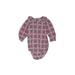 OshKosh B'gosh Long Sleeve Onesie: Red Plaid Bottoms - Size 18 Month