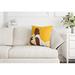 ULLI HOME Naomi Yellow Diamond Geometric Indoor Pillow Cover. Cotton | 20 H x 20 W x 1.3 D in | Wayfair NaomiDiamond_Indoor_20x20