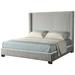 Red Barrel Studio® Corey Pleated Bed Upholstered/Polyester in Gray | 68.5 H x 83.5 W x 89.5 D in | Wayfair 35BFE2E680154FDFA9E00FA0D001CEF8