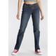 Low-rise-Jeans ALIFE & KICKIN "Straight-Fit AileenAK" Gr. 30, Länge 30, blau (dark blue used) Damen Jeans