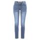 Low-rise-Jeans ALIFE & KICKIN "NolaAK" Gr. 26, Länge 32, blau (mid blue used) Damen Jeans