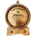 Trinx Personalized American Oak Aging Barrel & Danger Design Wood in Brown/White | 10.75 H x 11.25 W x 7.75 D in | Wayfair