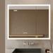 Latitude Run® Surface Mount Frameless Double Door Medicine Cabinet w/ 2 Adjustable Shelves & LED Lighting | 30 H x 36 W x 5.98 D in | Wayfair
