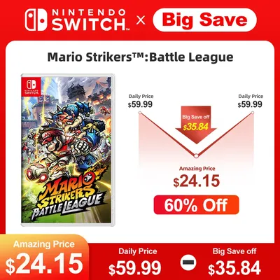 Console de jeu Mario Strikers Battle League pour Nintendo Switch OLED Lite prise en charge de la