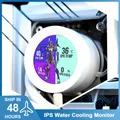 Moniteur de refroidissement par eau IPS Mini PC CPU AIO 2.1 " Affichage dynamique de la