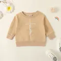 Sweat à capuche en coton doux pour garçons de 0 à 3 ans sweat-shirt arc-en-ciel confortable avec