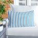 SAFAVIEH Nichelle Nautical Stripe Outdoor 20-inch Accent Throw Pillow