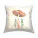 Stupell Cottage Mushroom Botanical Leaves Printed Throw Pillow Design by Lucca Sheppard