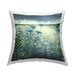 Stupell Blooming Flowers Night Moon Printed Throw Pillow Design by Jennifer Taylor Art