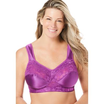 Plus Size Women's Exclusive Patented Custom Fit Wireless Bra by Comfort Choice in Fresh Berry (Size 48 C)