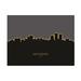 Michael Tompsett Anchorage Alaska Skyline Glow II Canvas Art