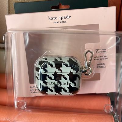 Kate Spade Cell Phones & Accessories | Kate Spade Airpods Pro Gen 3 Case Boxed K8148 | Color: Black/White | Size: Os