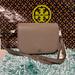 Tory Burch Bags | Authentic Tory Burch Emerson Saffiano Leather Crossbody Bag 2 Ways Gray Herron | Color: Gray | Size: Os