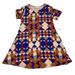 Anthropologie Dresses | Anthropologie Everly Boho Retro Blue & Red Boho Preppy Y2k Geometric Dress | Color: Blue/Orange | Size: S