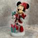 Disney Holiday | Disney: Minnie Mouse Christmas Figurine. By Ruz . | Color: Black/Red | Size: Os