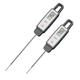 Lavatools PT09 Dual Pack 4.5" and 3" Commercial Grade Digital Instant Read Meat Thermometer for Kitchen, Food Cooking, Grill, BBQ, Smoker, Candy, Home Brewing, and Oil Deep Frying