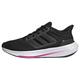 adidas Women's Ultrabounce Sneaker, core Black/core Black/Lucid Fuchsia, 6.5 UK