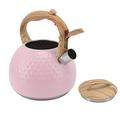 Tea Kettle Stainless Steel Kettle Teapot Small Tea Kettle Tea Kettle 3L Teapot 304 Stainless Steel Household Whistling Tea Kettle Water Kettle Tea House Accessories (Pink)