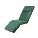 Alfresia Steamer Deck Chair Cushion – Replacement Garden Chair Cushion, Luxury Style, Matching Headrest Included, Thick Luxury Foam Filling, Use with Steamer Deck Chairs, Choice of Colours (Green)