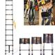 Telescopic Ladder 2.6M Extendable Loft Ladder Portable Folding Ladder Extendable, Anti-Slip Telescoping Ladder, Extension Ladder 9 Steps Multi Purpose Collapsible Ladder, Max Load 150kg (2.6M/8.5FT)