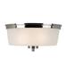 Trans Globe Lighting Cameo 70335 BN Flush Mount Light