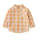 KmaiSchai Boys 4T Clothes Toddler Kids Baby Boys Shirts Button Western Shirts Boys Outfit Toddler Buffalo Plaid Shirts For Spring Summer Boys Long Sleeve Shirts Shirt Long Sleeve Big Boy Boy To