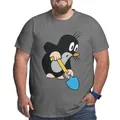 T-Shirt pour homme vêtement Krtek Little Maulwurf grande taille 4XL 5XL et 6XL