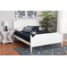 Baxton Studio Mariana Classic and Traditional White Finished Wood Queen Size Platform Bed - Wholesale Interiors Mariana-White-Queen