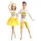 NK – tenue de poupée pour Couples vêtements d'été robe de princesse pantalon pour hommes costume