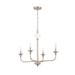 Craftmade Jolenne 25 Inch 4 Light Chandelier - 57024-BNK