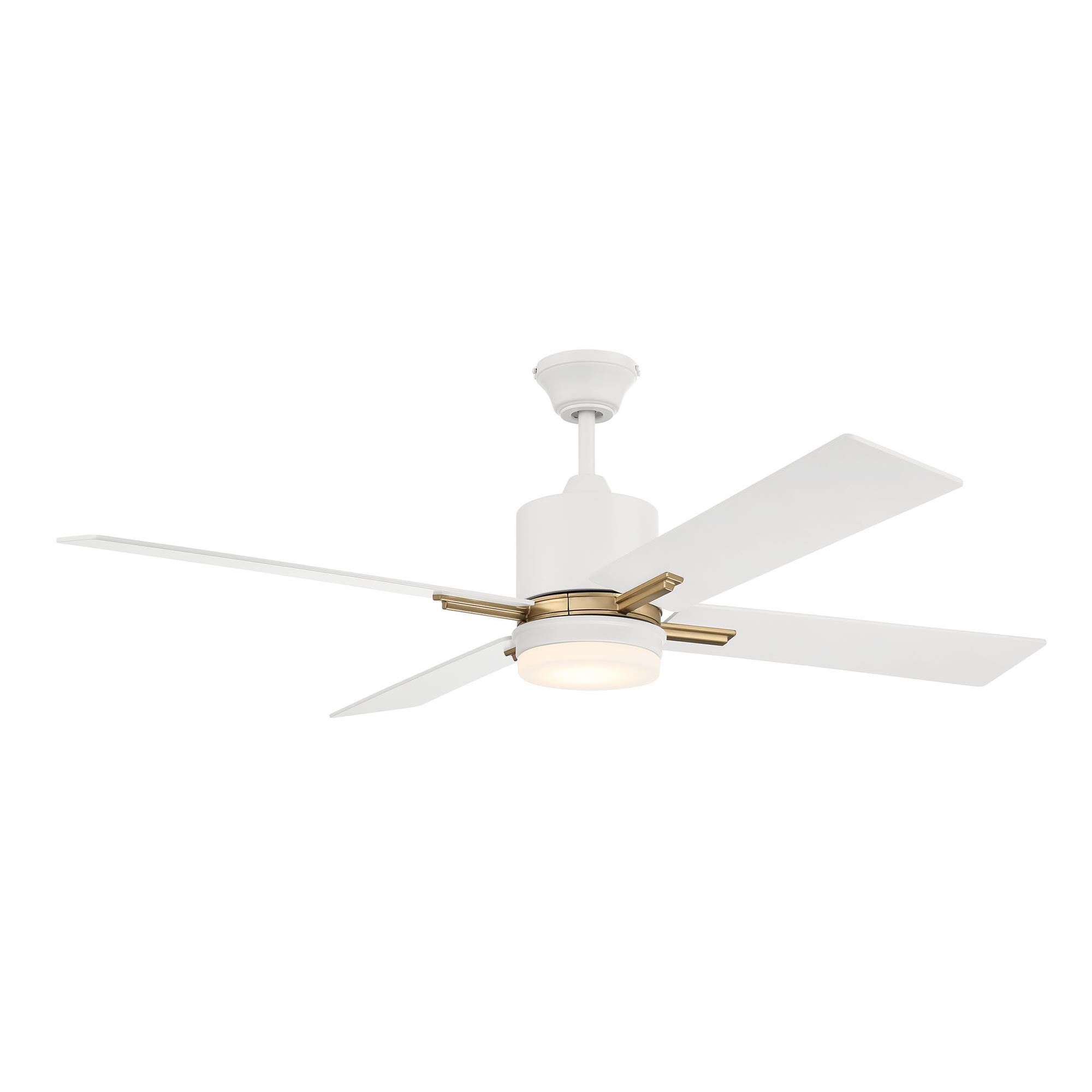 Craftmade Teana 52 Inch Ceiling Fan with Light Kit - TEA52WSB4