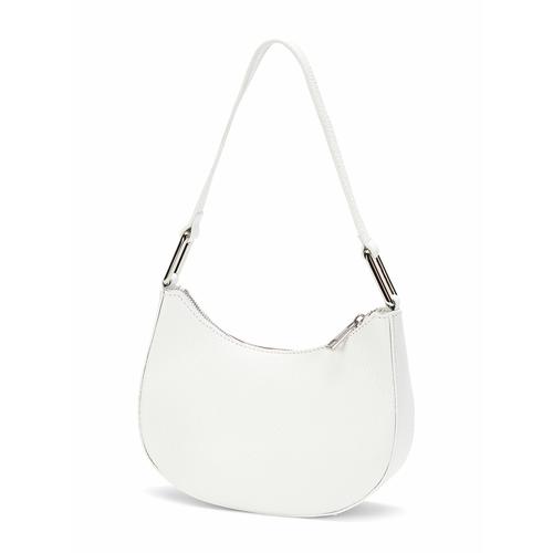 Walbusch Damen Leder Mini Bananen Handtasche Weiß