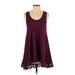 Chloe K Casual Dress: Burgundy Dresses - Women's Size Small